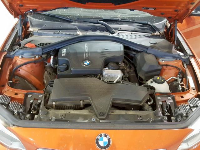 WBA1F5C50EV246335 - 2014 BMW 228 I ORANGE photo 7