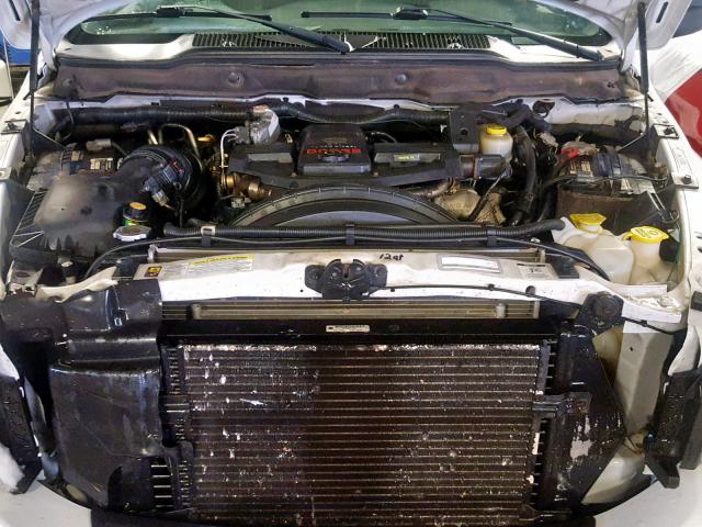 1D7KS28A07J580422 - 2007 DODGE RAM 2500 S თეთრი ფოტო 7