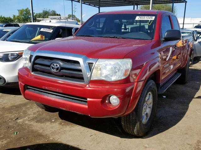 5TETU62N46Z202491 - 2006 TOYOTA TACOMA PRE RED photo 2