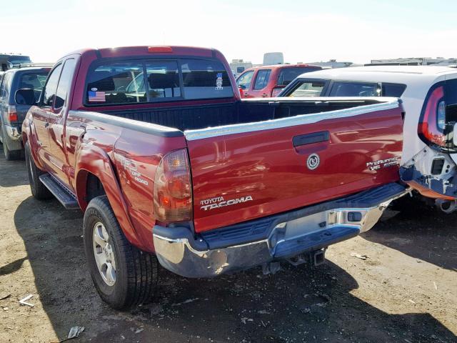 5TETU62N46Z202491 - 2006 TOYOTA TACOMA PRE RED photo 3