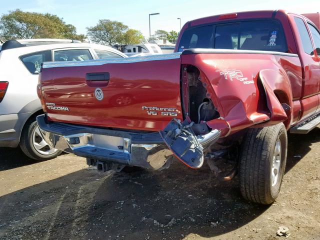 5TETU62N46Z202491 - 2006 TOYOTA TACOMA PRE RED photo 9