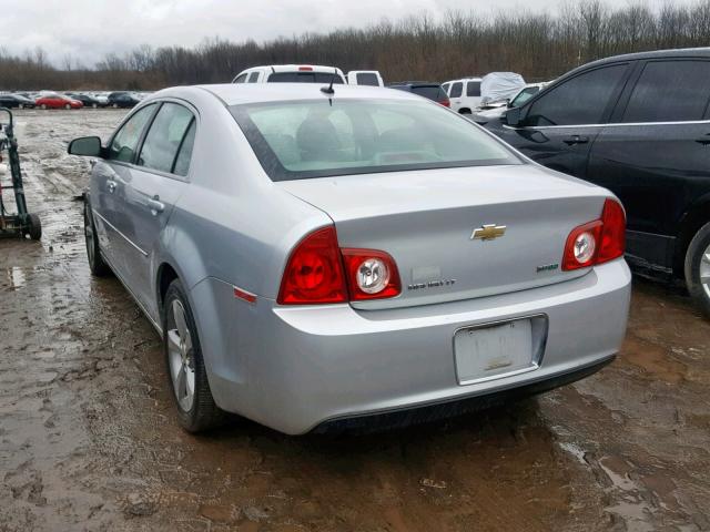 1G1ZC5EU8BF109161 - 2011 CHEVROLET MALIBU 1LT 银色 照片 3