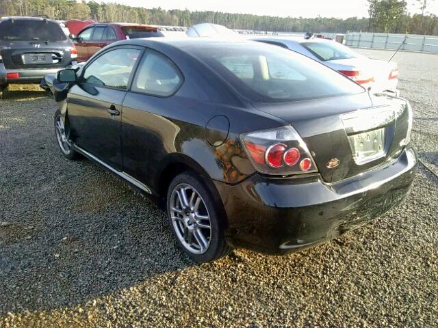 JTKDE167680271629 - 2008 TOYOTA SCION TC შავი ფოტო 3