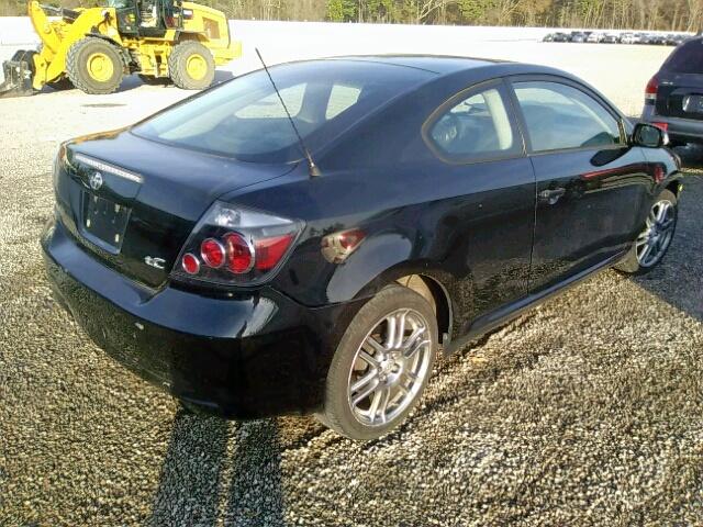 JTKDE167680271629 - 2008 TOYOTA SCION TC შავი ფოტო 4