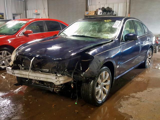 JNKAY01F67M450947 - 2007 INFINITI M35 BASE BLUE photo 2