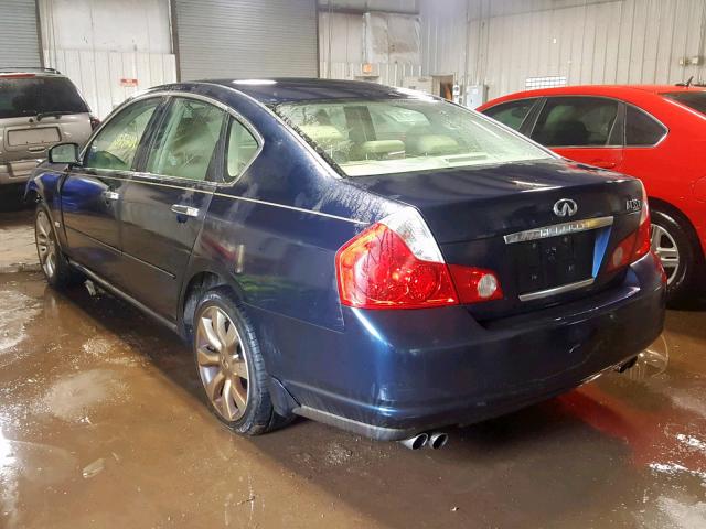 JNKAY01F67M450947 - 2007 INFINITI M35 BASE BLUE photo 3