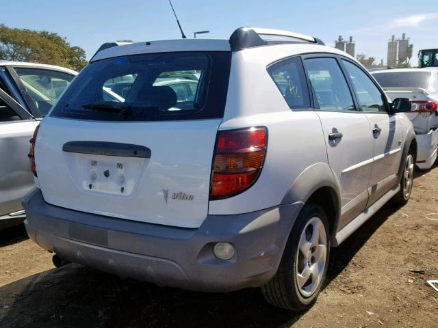 5Y2SL65817Z423628 - 2007 PONTIAC VIBE WHITE photo 4