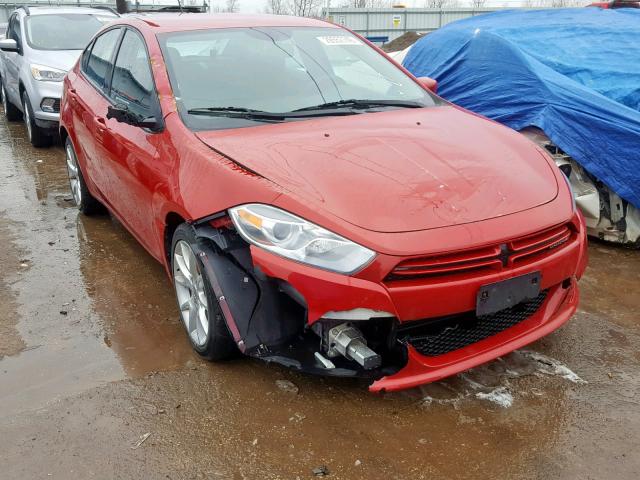 1C3CDFBA2DD200133 - 2013 DODGE DART SXT RED photo 1