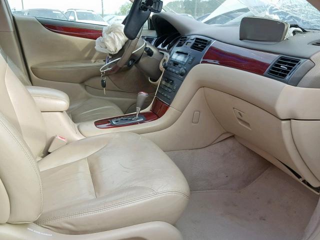 JTHBF30G130100133 - 2003 LEXUS ES 300 WHITE photo 5