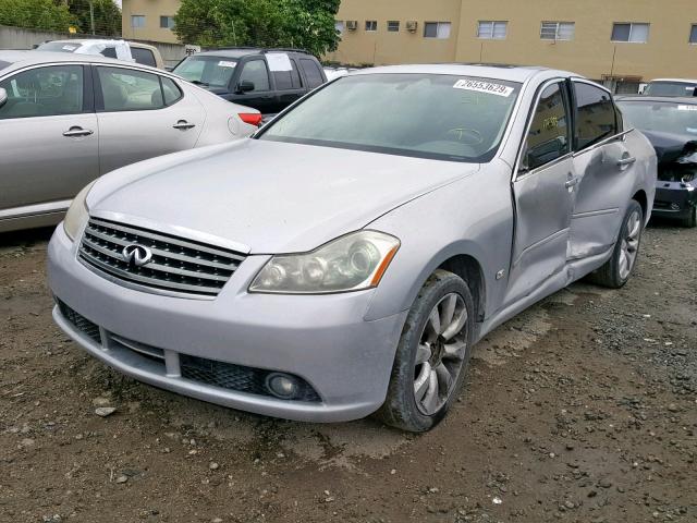 JNKAY01F66M258507 - 2006 INFINITI M35 BASE SILVER photo 2