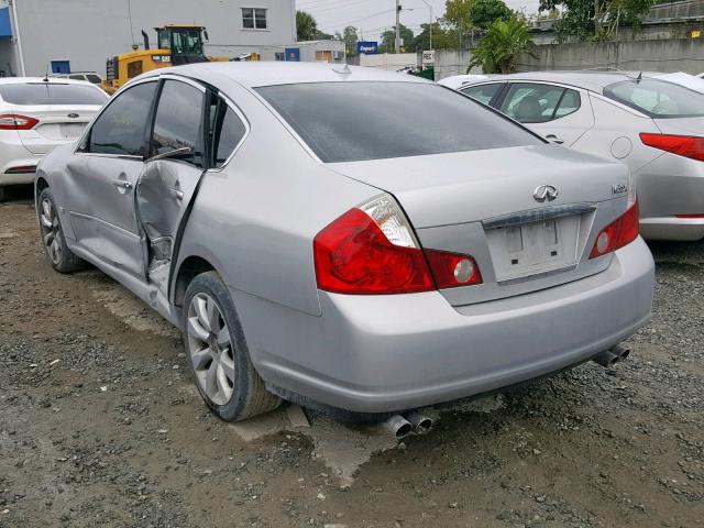 JNKAY01F66M258507 - 2006 INFINITI M35 BASE SILVER photo 3