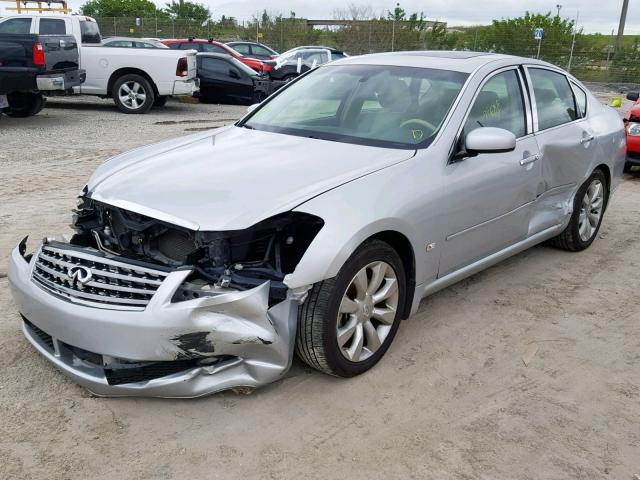 JNKAY01E97M300953 - 2007 INFINITI M35 BASE SILVER photo 2