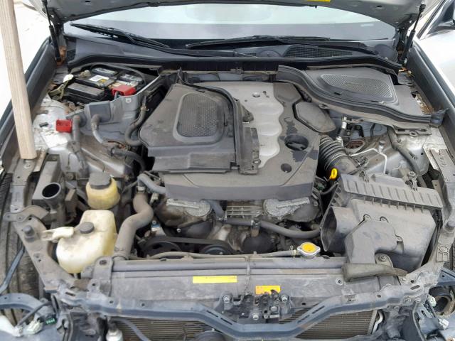 JNKAY01E97M300953 - 2007 INFINITI M35 BASE SILVER photo 7