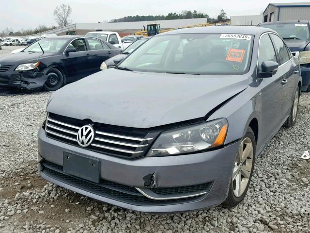 1VWAT7A31EC057405 - 2014 VOLKSWAGEN PASSAT S GRAY photo 2