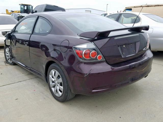 JTKDE167X90279220 - 2009 TOYOTA SCION TC 栗色 照片 3