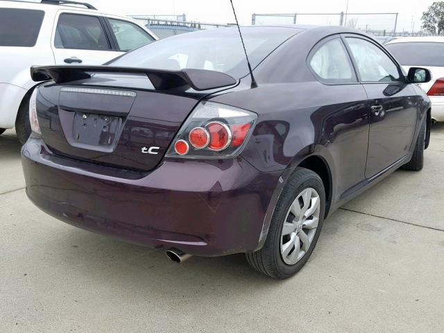 JTKDE167X90279220 - 2009 TOYOTA SCION TC 栗色 照片 4