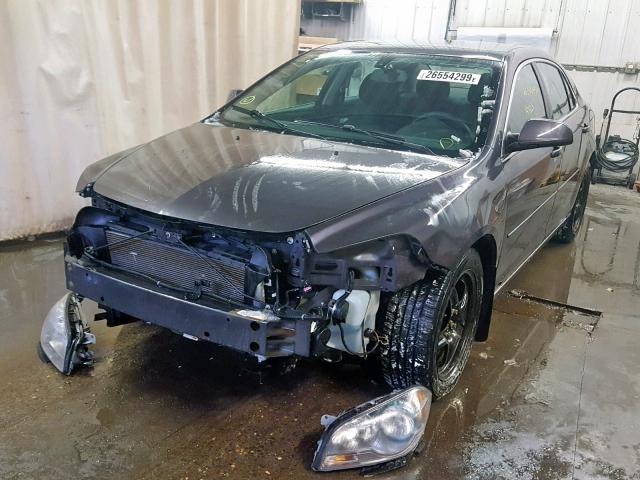 1G1ZC5EB0A4141742 - 2010 CHEVROLET MALIBU 1LT ნაცრისფერი ფოტო 2