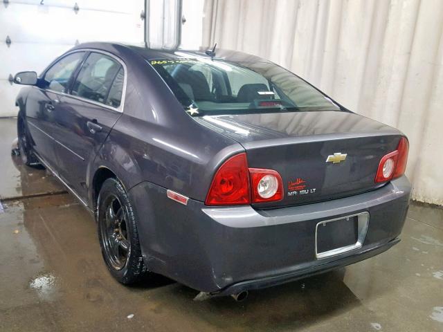 1G1ZC5EB0A4141742 - 2010 CHEVROLET MALIBU 1LT ნაცრისფერი ფოტო 3