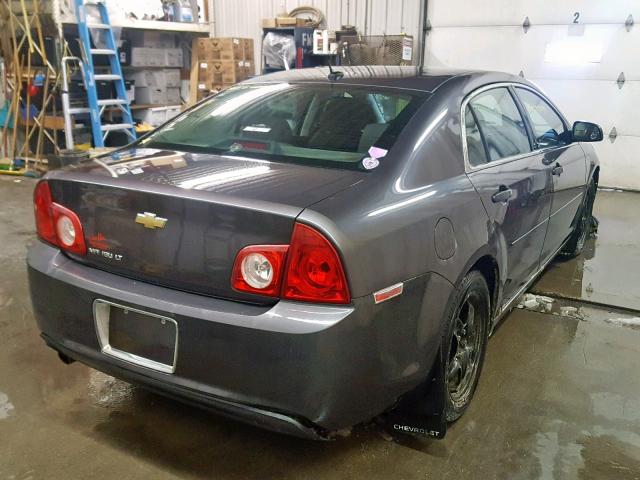 1G1ZC5EB0A4141742 - 2010 CHEVROLET MALIBU 1LT ნაცრისფერი ფოტო 4