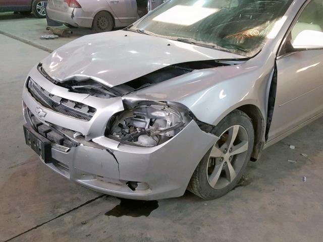 1G1ZC5E09CF215410 - 2012 CHEVROLET MALIBU 1LT ვერცხლისფერი ფოტო 9