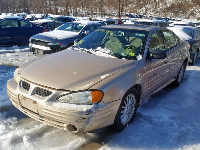 1G2NF52T6YC549550 - 2000 PONTIAC GRAND AM S GOLD photo 2