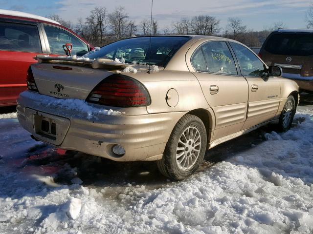 1G2NF52T6YC549550 - 2000 PONTIAC GRAND AM S GOLD photo 4