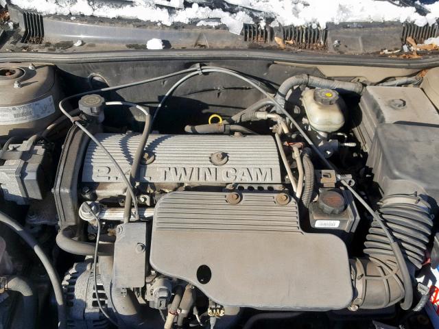 1G2NF52T6YC549550 - 2000 PONTIAC GRAND AM S GOLD photo 7