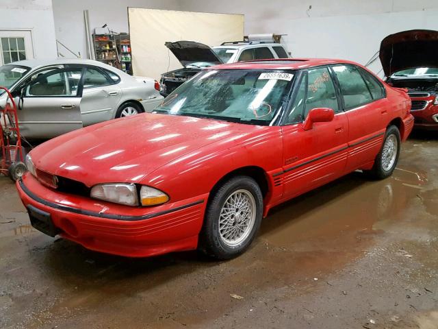 1G2HZ5217R4246517 - 1994 PONTIAC BONNEVILLE RED photo 2