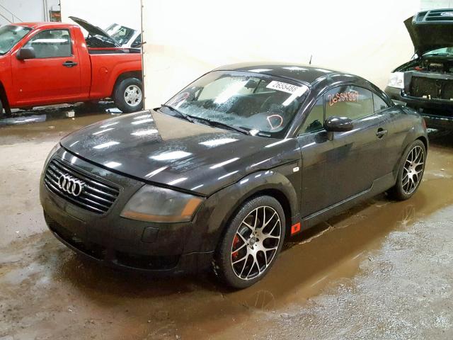 TRUWT28NX11025678 - 2001 AUDI TT QUATTRO BLACK photo 2