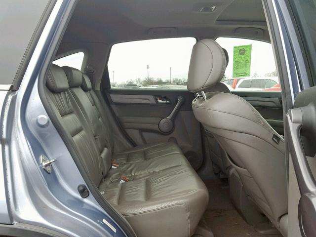 JHLRE487X9C014746 - 2009 HONDA CR-V EXL BLUE photo 6