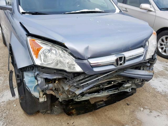 JHLRE487X9C014746 - 2009 HONDA CR-V EXL BLUE photo 9