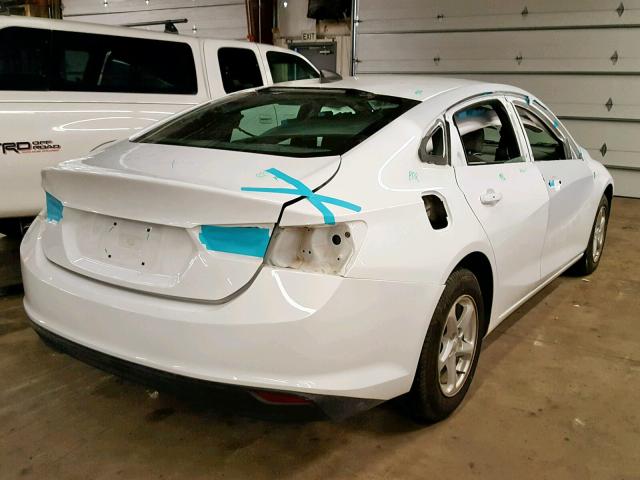 1G1ZC5STXGF216098 - 2016 CHEVROLET MALIBU LS WHITE photo 4