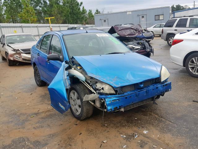 1FAFP34N57W309991 - 2007 FORD FOCUS ZX4 BLUE photo 1