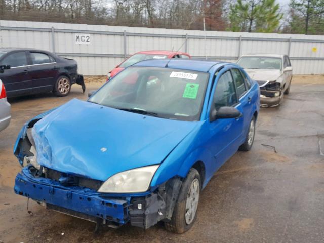 1FAFP34N57W309991 - 2007 FORD FOCUS ZX4 BLUE photo 2