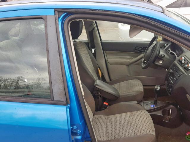 1FAFP34N57W309991 - 2007 FORD FOCUS ZX4 BLUE photo 5