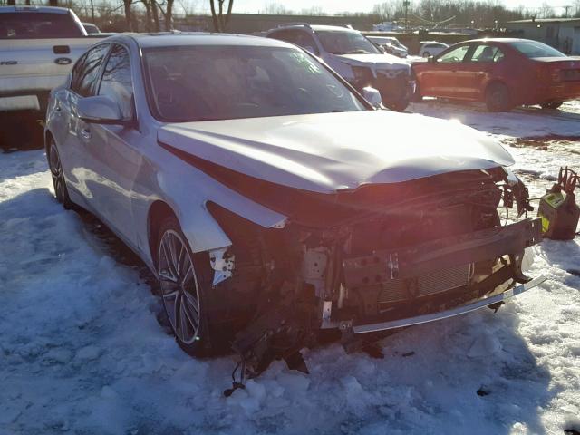 JN1BV7AR0EM681263 - 2014 INFINITI Q50 BASE SILVER photo 1