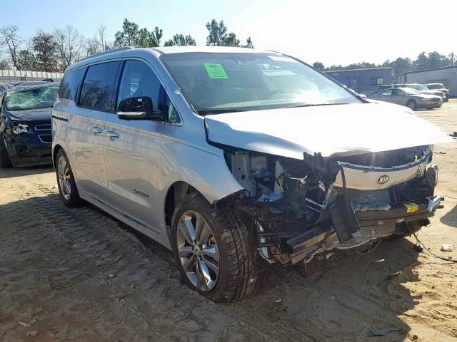 KNDME5C11J6356072 - 2018 KIA SEDONA SXL SILVER photo 1