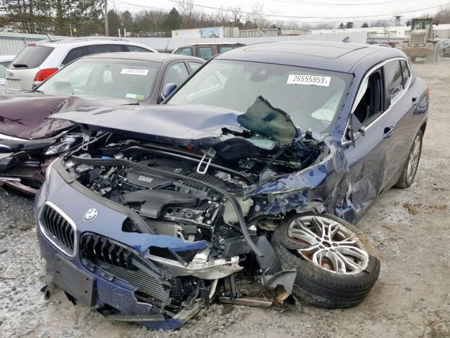 WBXYJ5C33JEF69681 - 2018 BMW X2 XDRIVE2 BLUE photo 2