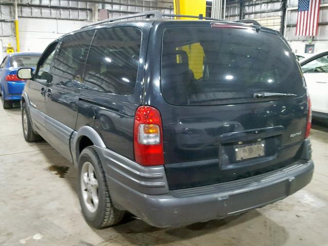 1GMDX03E91D207402 - 2001 PONTIAC MONTANA BLACK photo 3