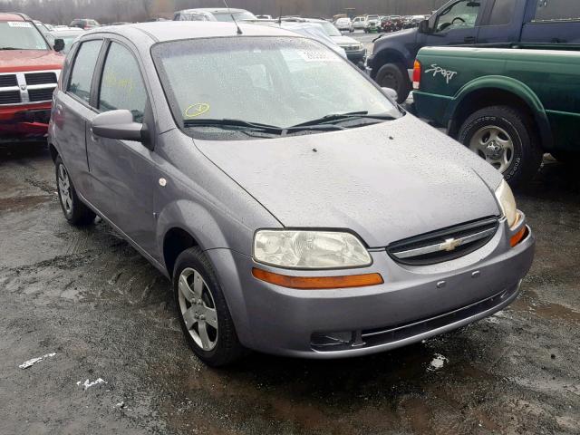 KL1TD66677B725780 - 2007 CHEVROLET AVEO BASE ნაცრისფერი ფოტო 1