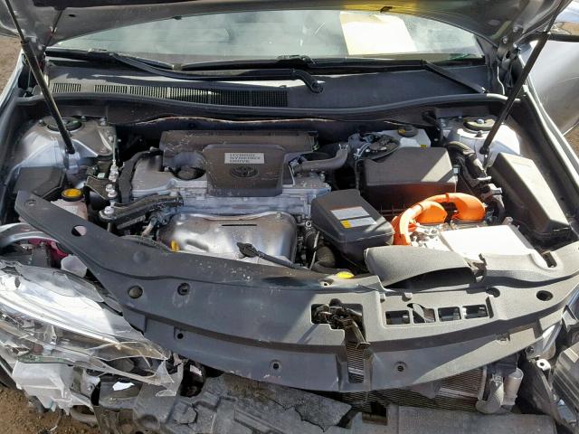 4T1BD1FK5FU172999 - 2015 TOYOTA CAMRY HYBR SILVER photo 7