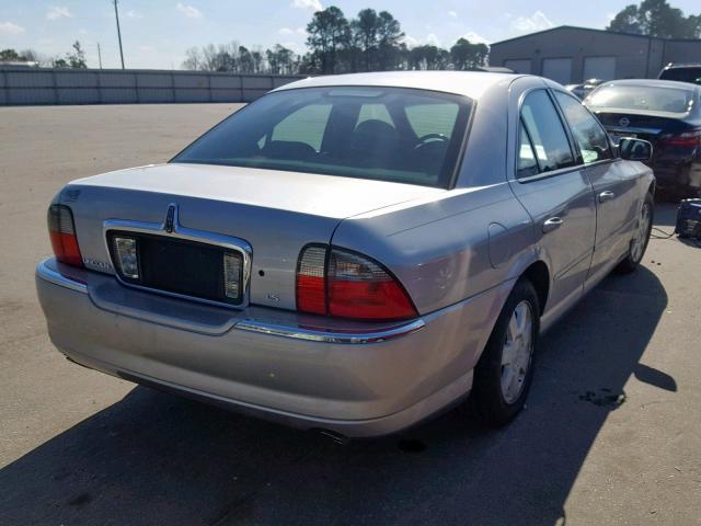 1LNHM86S05Y612525 - 2005 LINCOLN LS SILVER photo 4