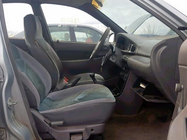 KNJLT06H7T6183803 - 1996 FORD ASPIRE SILVER photo 5