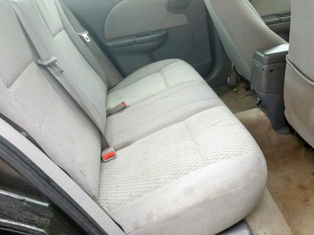 1G8AJ55F37Z105577 - 2007 SATURN ION LEVEL BLACK photo 6