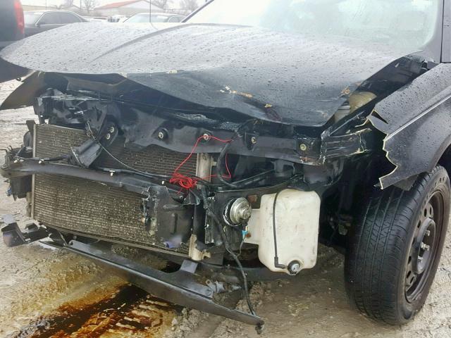 1G8AJ55F37Z105577 - 2007 SATURN ION LEVEL BLACK photo 9