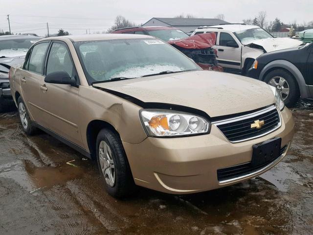 1G1ZS58F67F108114 - 2007 CHEVROLET MALIBU LS TAN photo 1