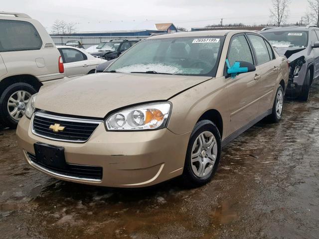 1G1ZS58F67F108114 - 2007 CHEVROLET MALIBU LS TAN photo 2