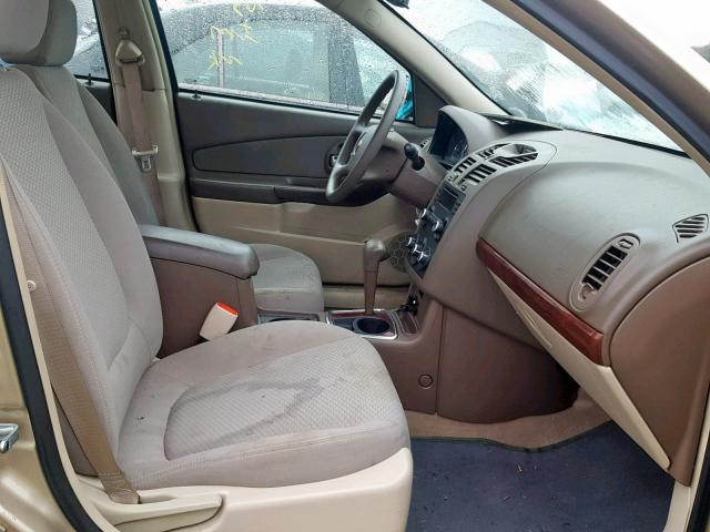 1G1ZS58F67F108114 - 2007 CHEVROLET MALIBU LS TAN photo 5