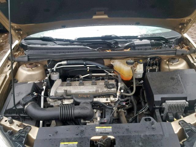 1G1ZS58F67F108114 - 2007 CHEVROLET MALIBU LS TAN photo 7