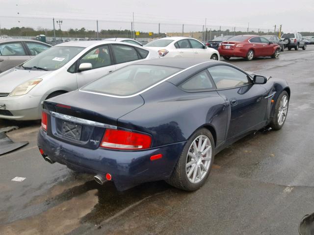 SCFAC24385B501646 - 2005 ASTON MARTIN VANQUISH S BLUE photo 4